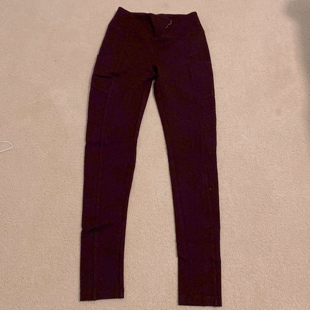 soft maroon jegging